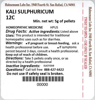 Kali Sulphuricum 12C 5g.jpg Kali Sulphuricum 12C 5g - Kali Sulphuricum 12C 5g